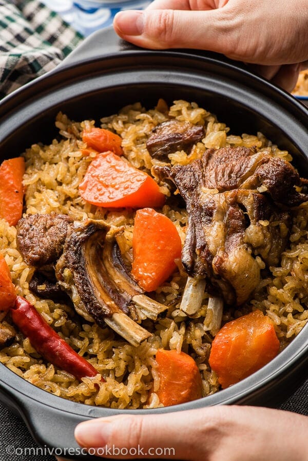 Lamb Pilaf - a western Chinese treasure | omnivoerscookbook.com