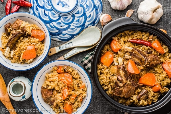 Lamb Pilaf - a western Chinese treasure | omnivoerscookbook.com