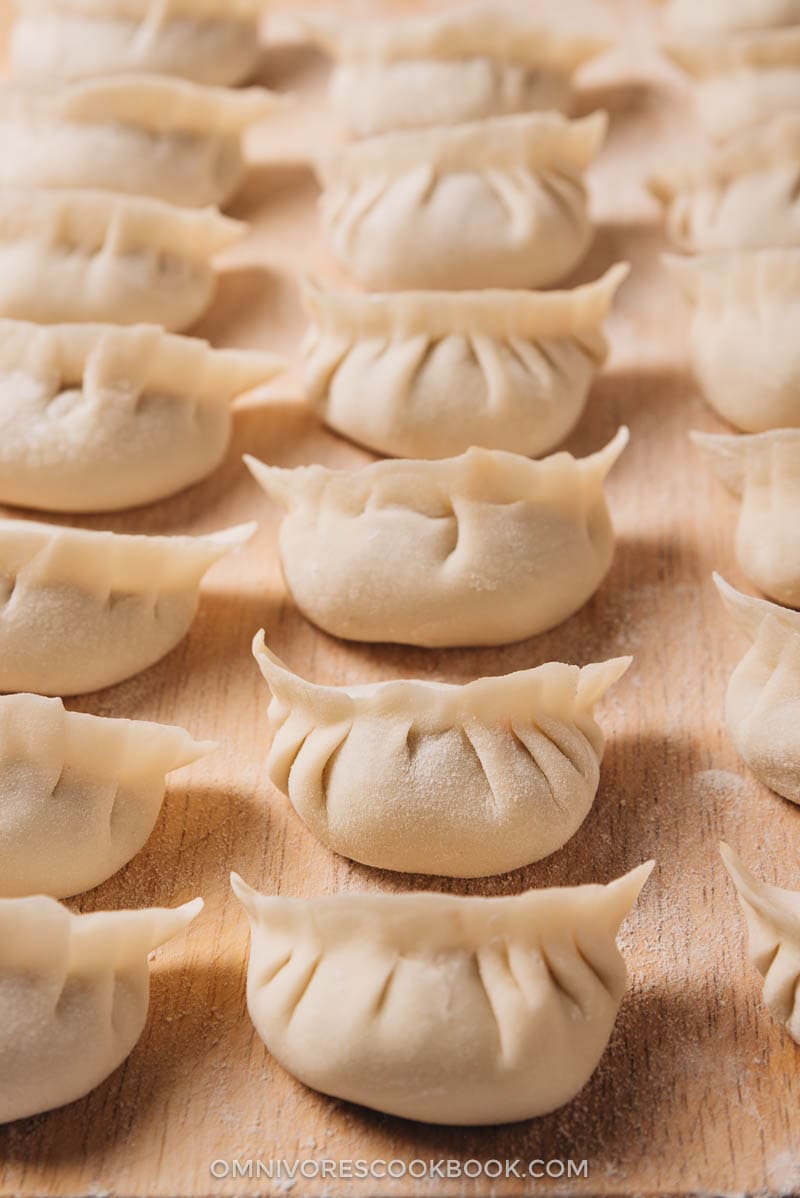 Homemade lamb dumplings