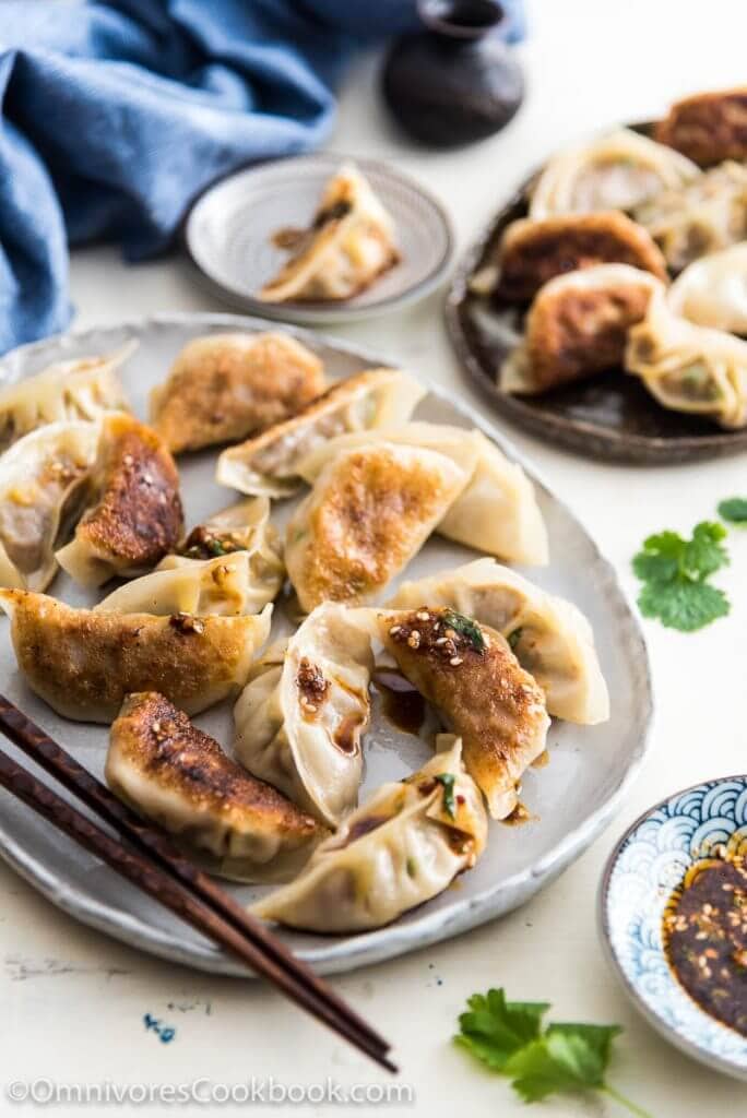 Beef dumplings are an easy dim sum option for a weekday appetizer. You can make them ahead and freeze them for later too.