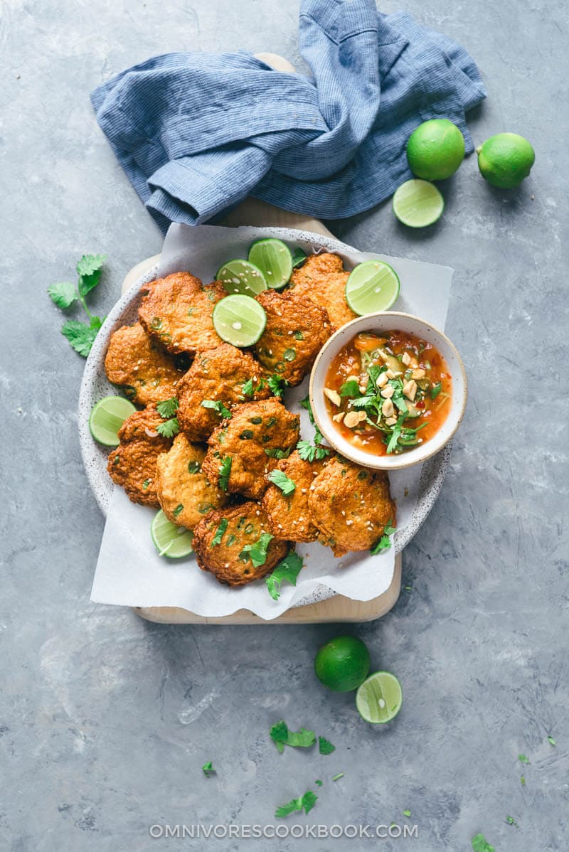 Thai Fish Cakes (Tod Mun Pla) | Asian | Appetizer | Main | Easy | Recipe |