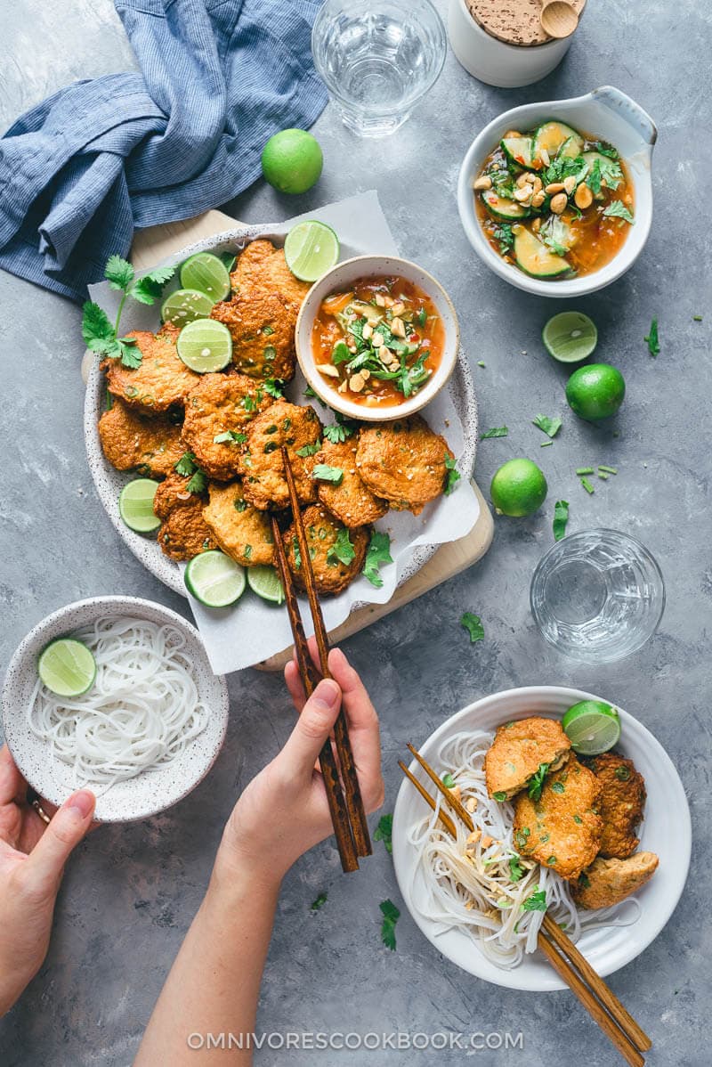 Thai Fish Cakes (Tod Mun Pla) | Asian | Appetizer | Main | Easy | Recipe |