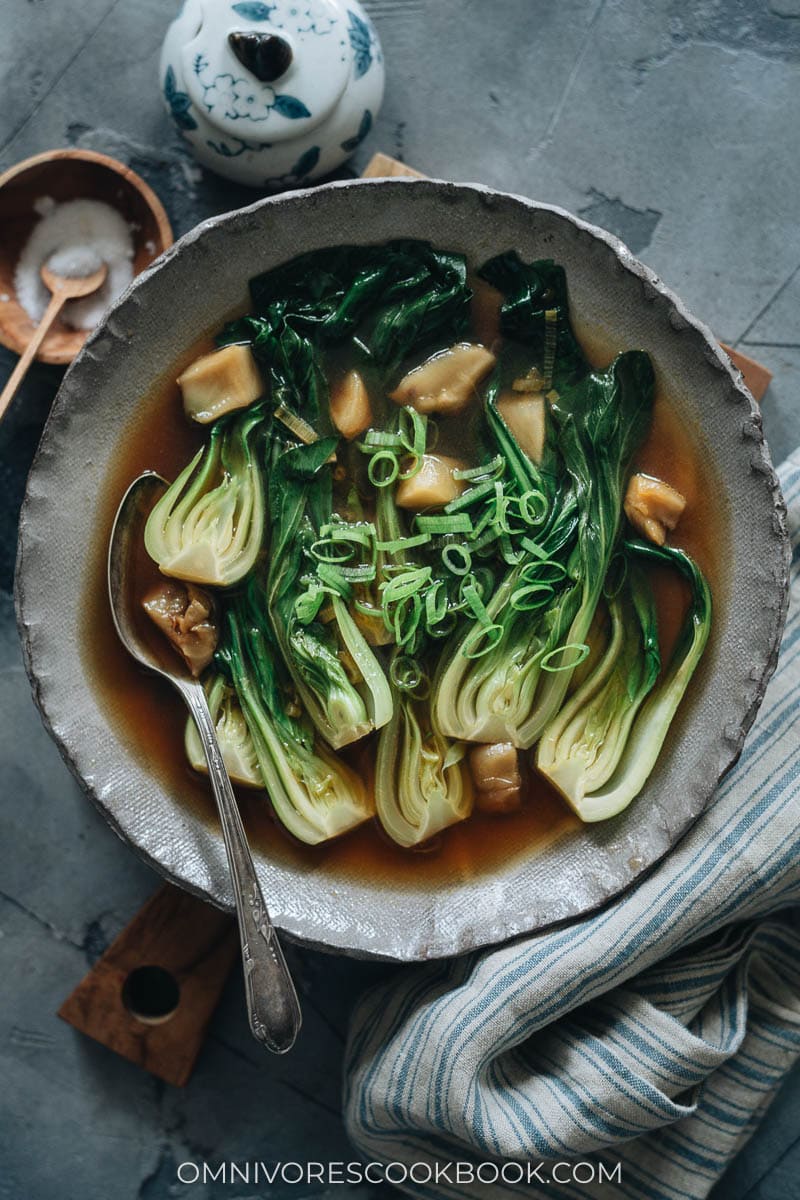 Chinese bok choy soup