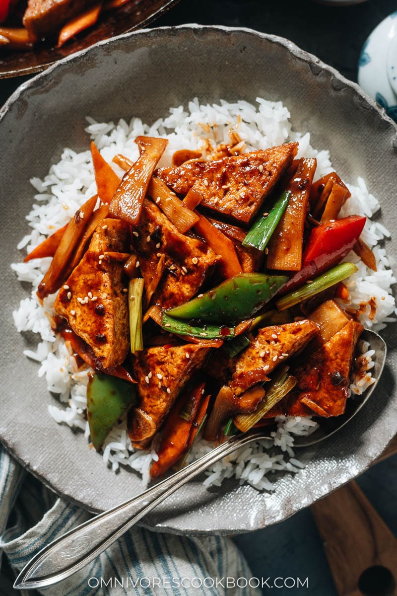 Jia Chang tofu over rice