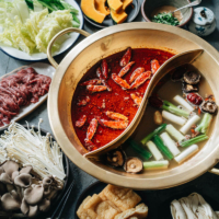 Restaurant-style Sichuan hot pot soup base has a super rich aroma and tastes like the ones you’d get in China. The finished base is a thick paste that can be portioned out easily and it’s freezer friendly, making it a perfect edible holiday gift. {Vegan, Gluten-Free}