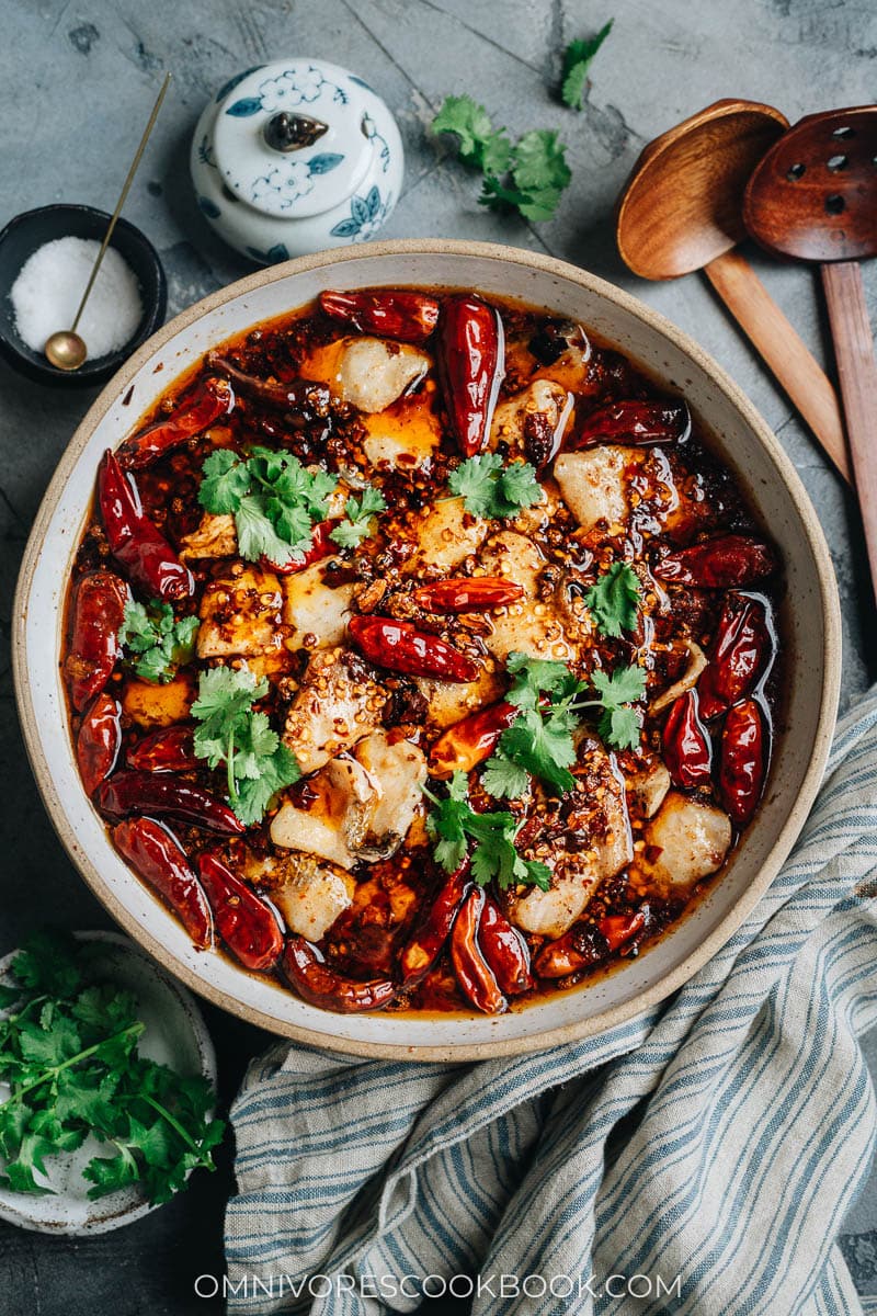 Homemade Sichuan boiled fish