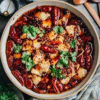 An authentic Shui Zhu Yu (Spicy Sichuan Boiled Fish) recipe that recreates the ultra aromatic, numbing, spicy sensation you would experience in China.