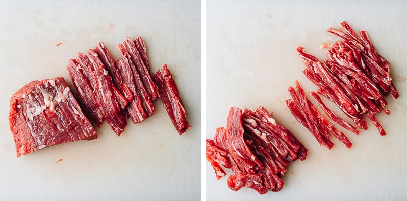 How to slice flank steak