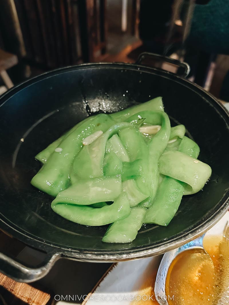 Loofa stir fry