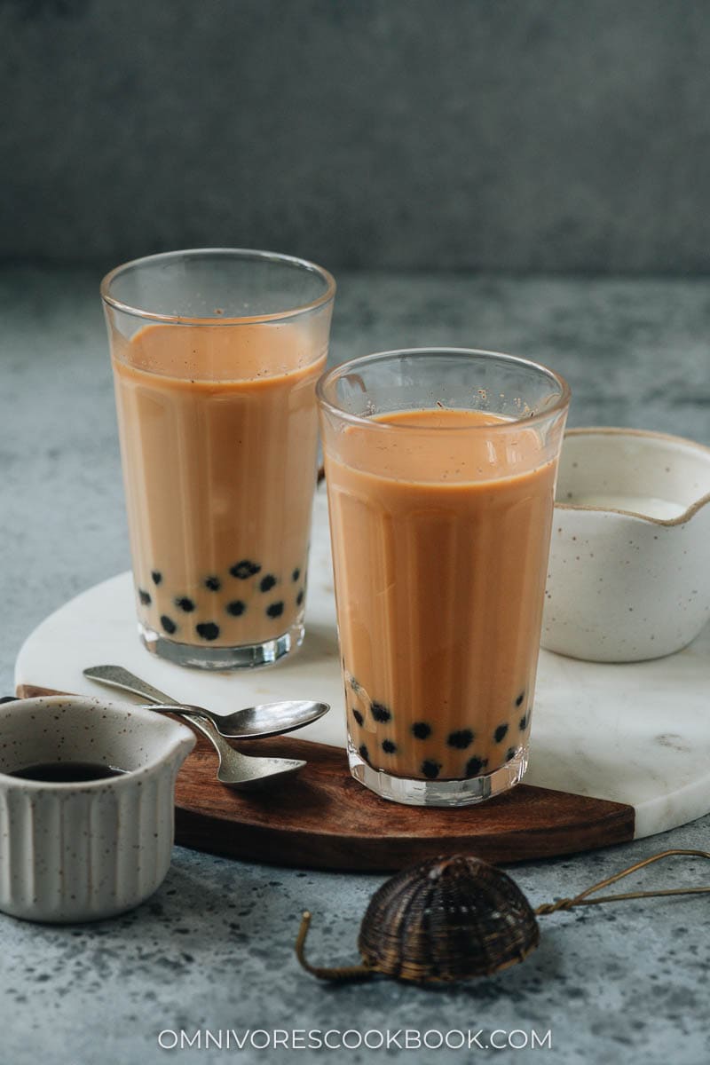 Homemade bubble tea