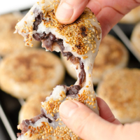 Sticky Rice Cake with Red Bean Paste