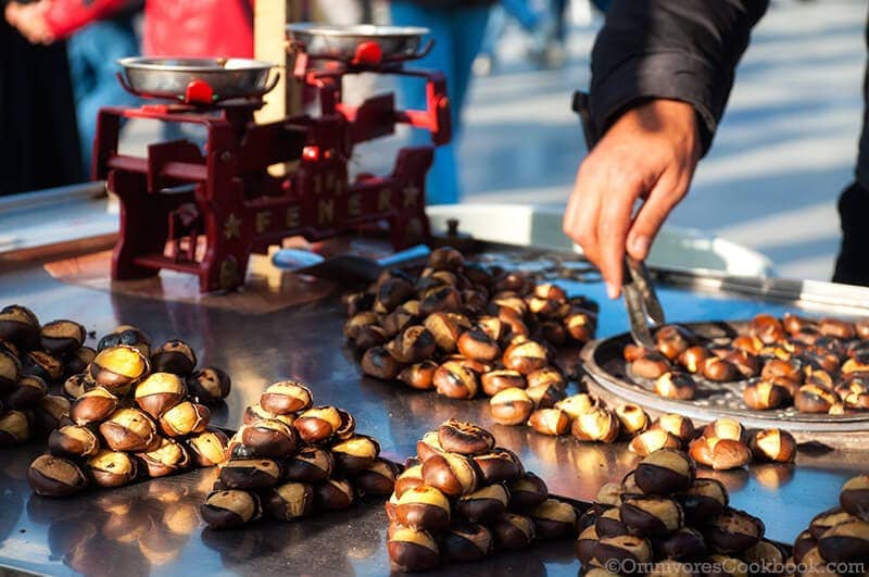 Grilled Chestnut - Turkish Street Food